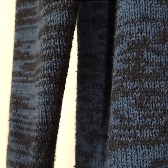 Style and Co Sweater Size Large Blue Teal Cable Knit Used  - Picture 3 of 10